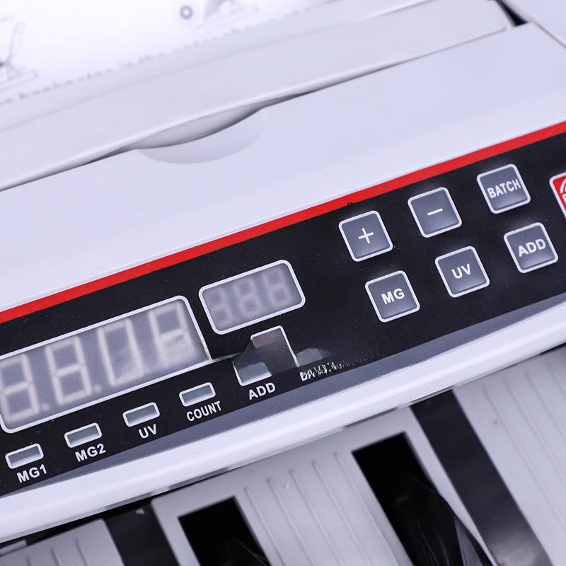 Multi-Currency Money Counting Machine: Detects USD, AUD, Peso, and Plastic Banknotes