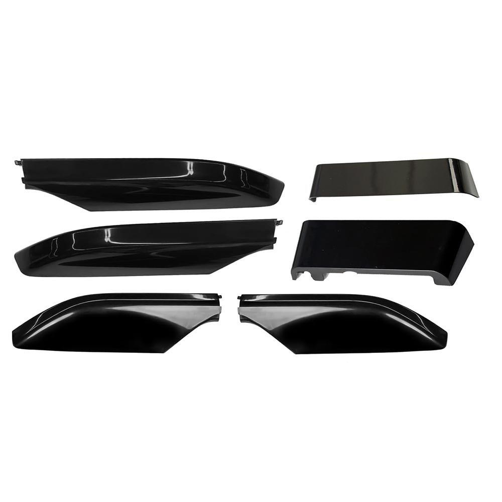 Roof Rack Leg Central Cover Roof Rack Bar Rail End Protection Cover Shell FOR 03-09 Toyota Land Cruiser Prado FJ120 Lexus GX470