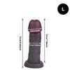 Dark Brown Realistic Silicone 30CM Dildo with Mushroom Head, Strong Suction Cup, Soft Body-Safe Silicone, Waterproof, Discreet Packaging