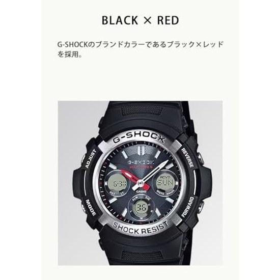 Casio Wristwatch G-Shock Radio Solar AWG-M100-1AJF Black