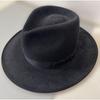 Used Schott X Stetson One Star Fur Hat Black 57cm