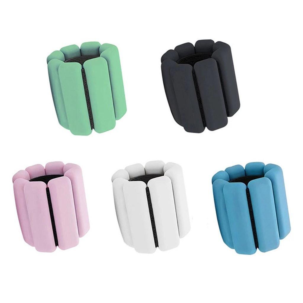 Adjustable Weight Wrist Band Silicone Ankle Wrist Weights Bracelet Exercise Waterproof Running Workout Equipment