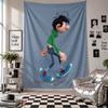 Wall TapestryGaston Lagaffe Art Hanging Cloth Decorative Background Cover for Room Decoration