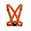 Reflective Safety Vests Lightweight Adjustable Elastic Vest Jacket Hi Vis Reflective Strips for Traffic Control Running Cycling
