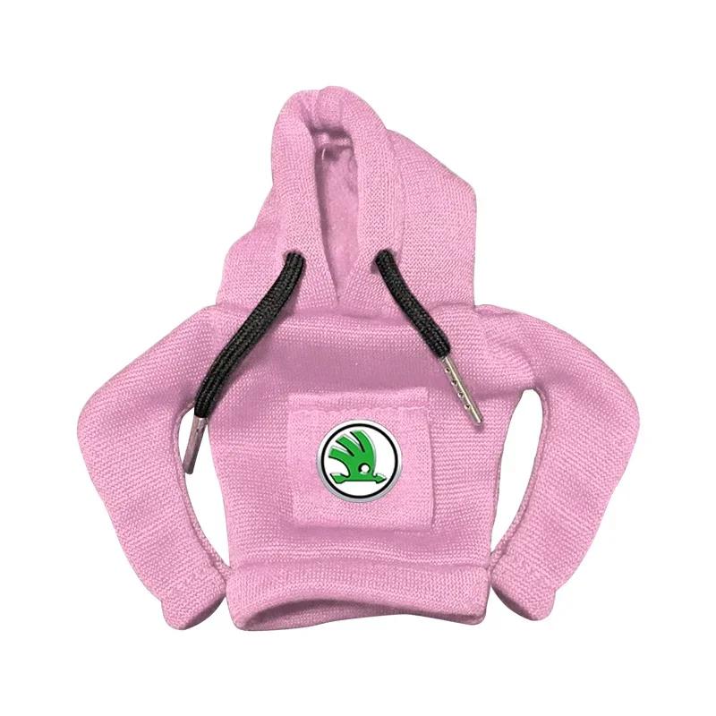 New Car Hoodie Gear Shift Lever Sweatproof Multi-color Protective Cover For Skoda Octavia MK2 MK3 2 3 A7 Fabia Karoq Kodiaq