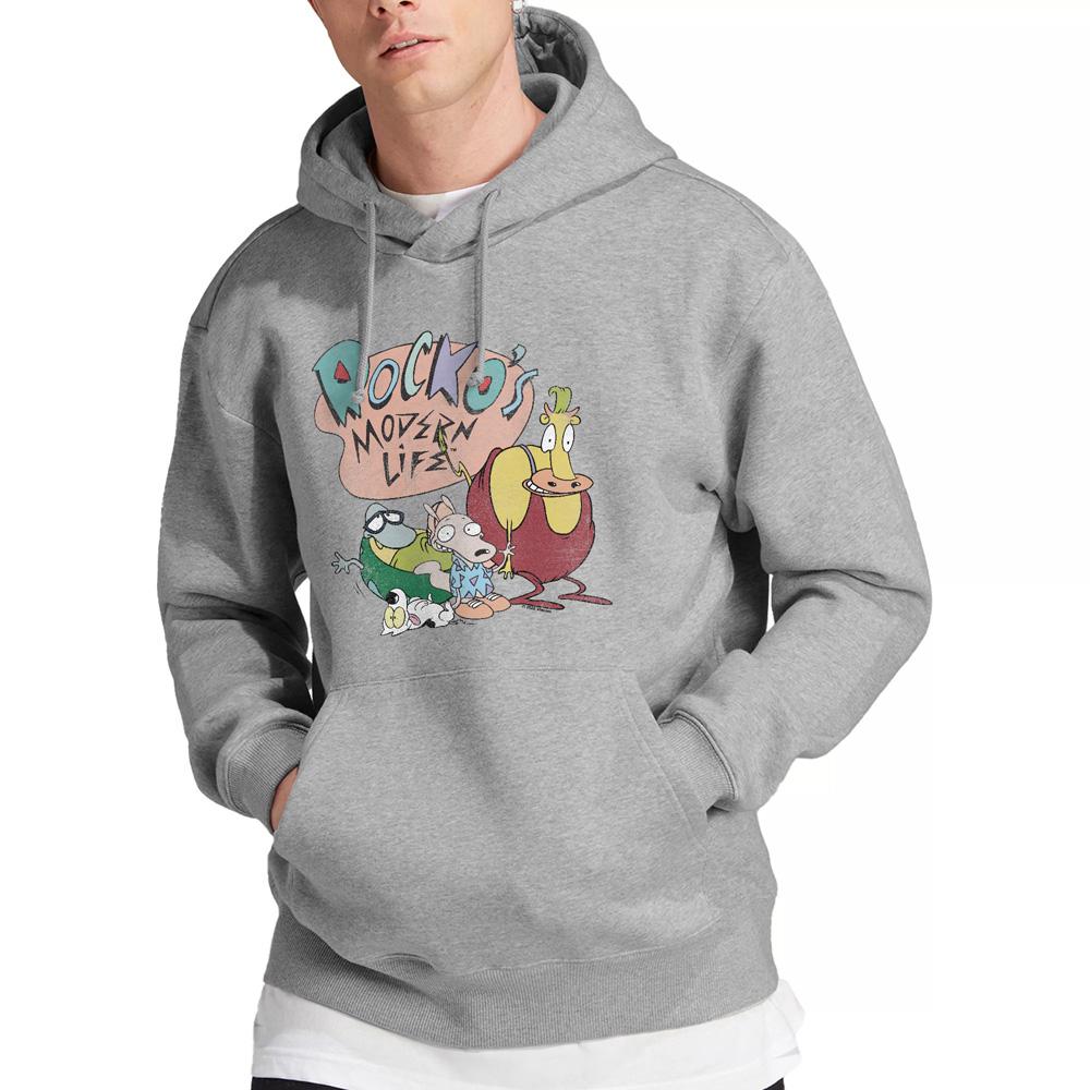Rocko´s Modern Life Mens Logo Group Hoodie
