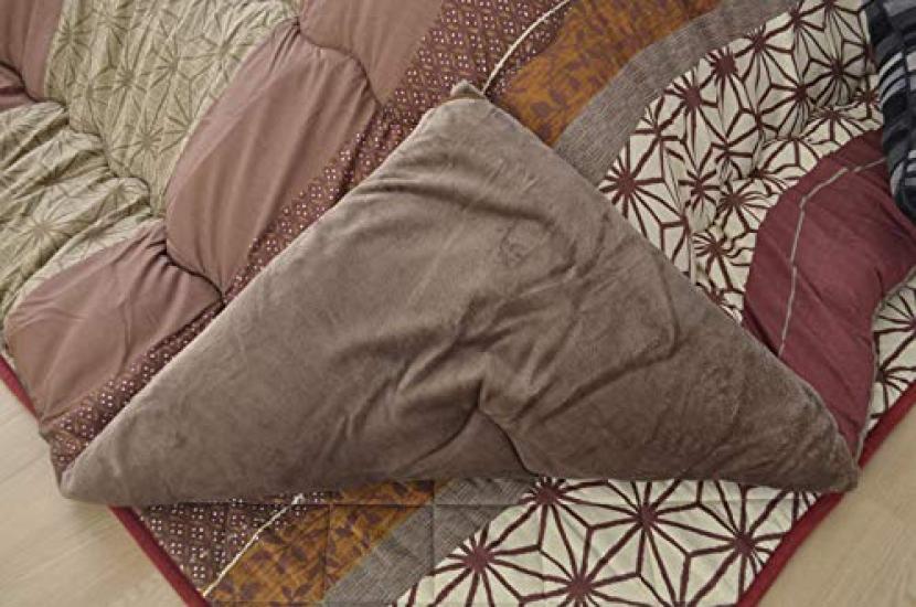Ikehiko Kotatsu Futon Comforter Rectangle Kotone Red 205 X 245 Cm Made In Japan Japanese Pattern Approx. #5987139