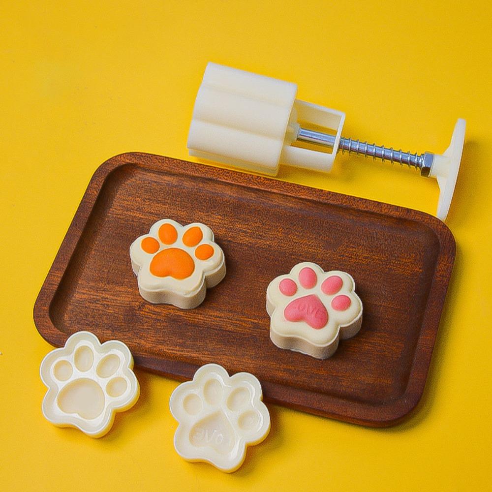 Non-stick Mooncake Mold 3D Pattern Hand-pressed Mold Pastries Dessert Mold  Kitchen Baking