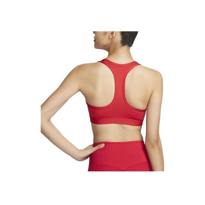 Nike Swoosh Solid Mittlerer Halt Schnelltrocknend Sport-BH Damenunterwäsche Universitätsrot DX6822-657