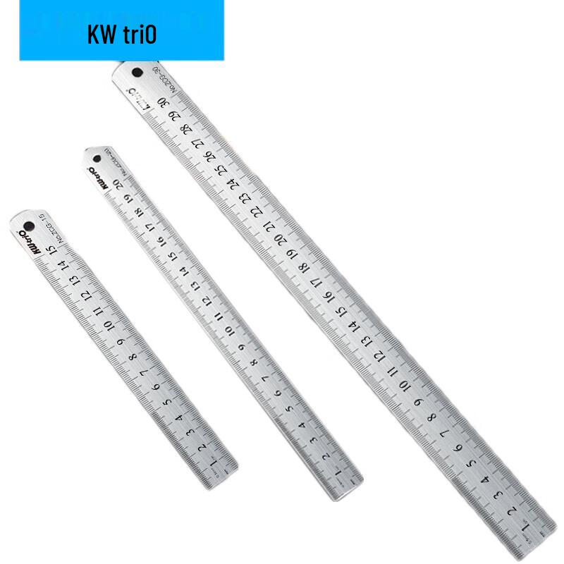 KW-triO 15cm Stainless Steel Straight Ruler