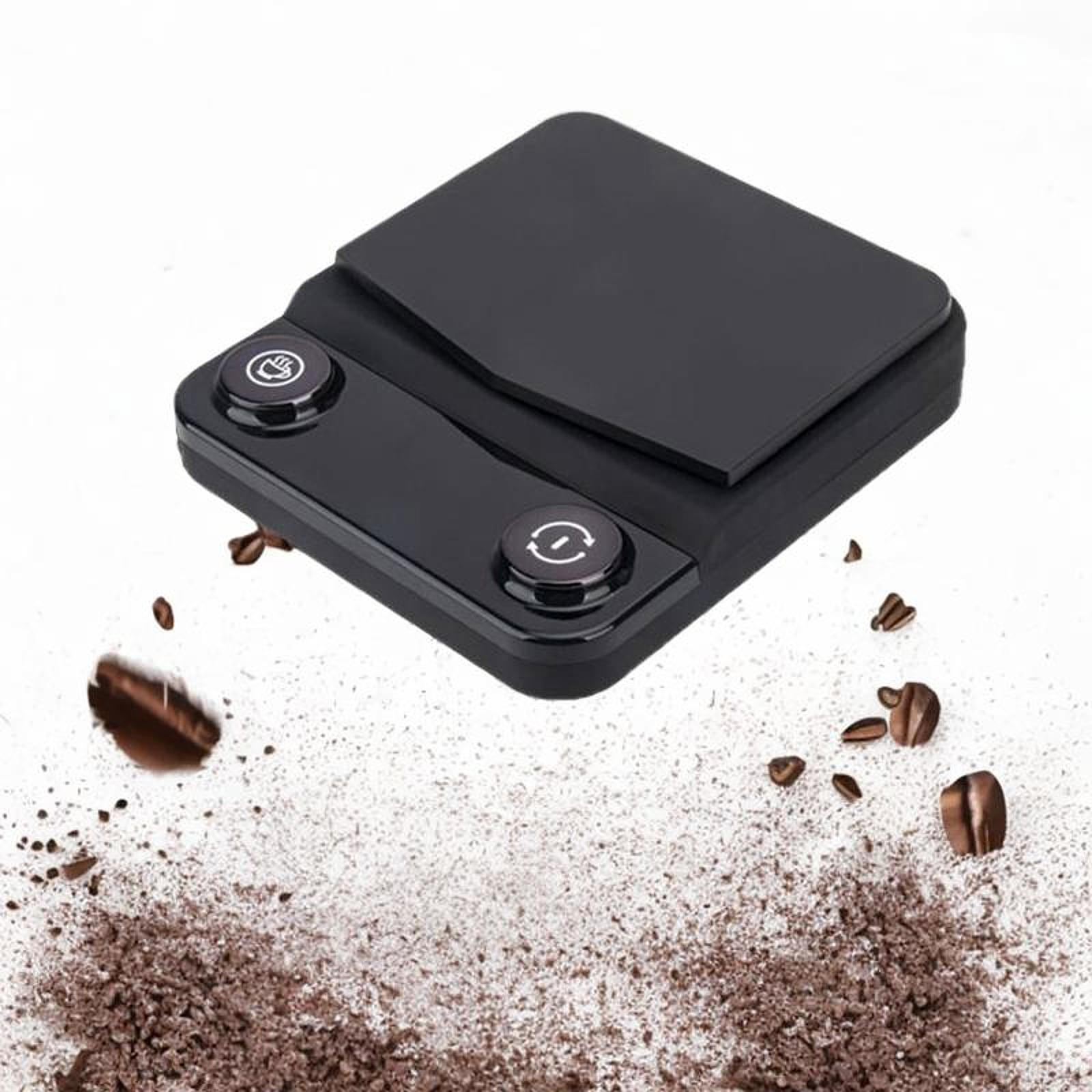 

Coffee Scale Beans USB with Timer (G/oz/ml) Veggie Weighing Espresso Kitchen