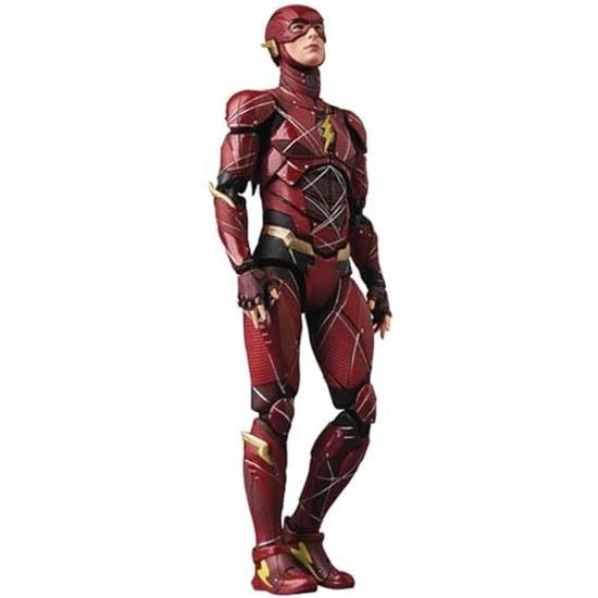 Medicom Toy MAFEX Nr. 243 FLASH Zack Snyders Justice League Version. Ca. 160 mm hohe, nicht maßstabsgetreue, bemalte Actionfigur