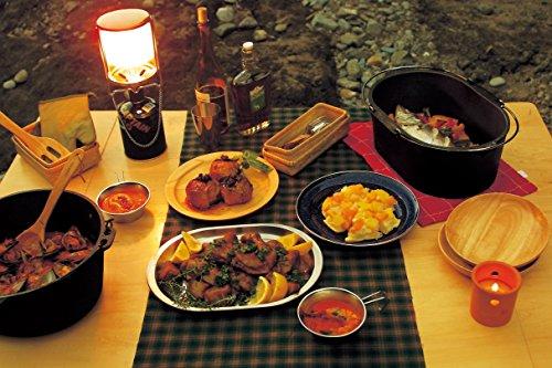 Captain Stag (CAPTAIN STAG) UG-3045 Cast Iron Dutch Oven, 20cm, No Seasoning Required, Perfect for Camping and Barbecuing