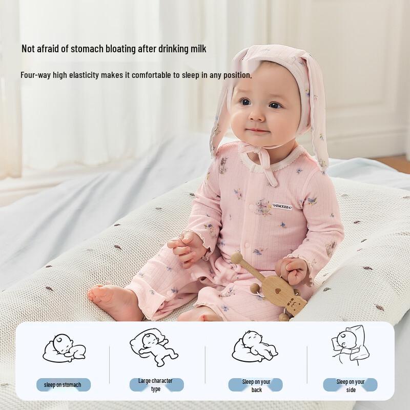 EMXEE Newborn Baby Super Soft Bodysuit