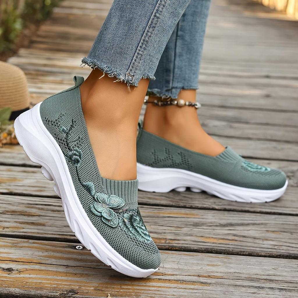 Women's Summer Shoes-casual Sports Shoes, Simple and Versatile, Lightweight Flat Shoes Suitable for All Seasons, Solid Color Women's Shoes