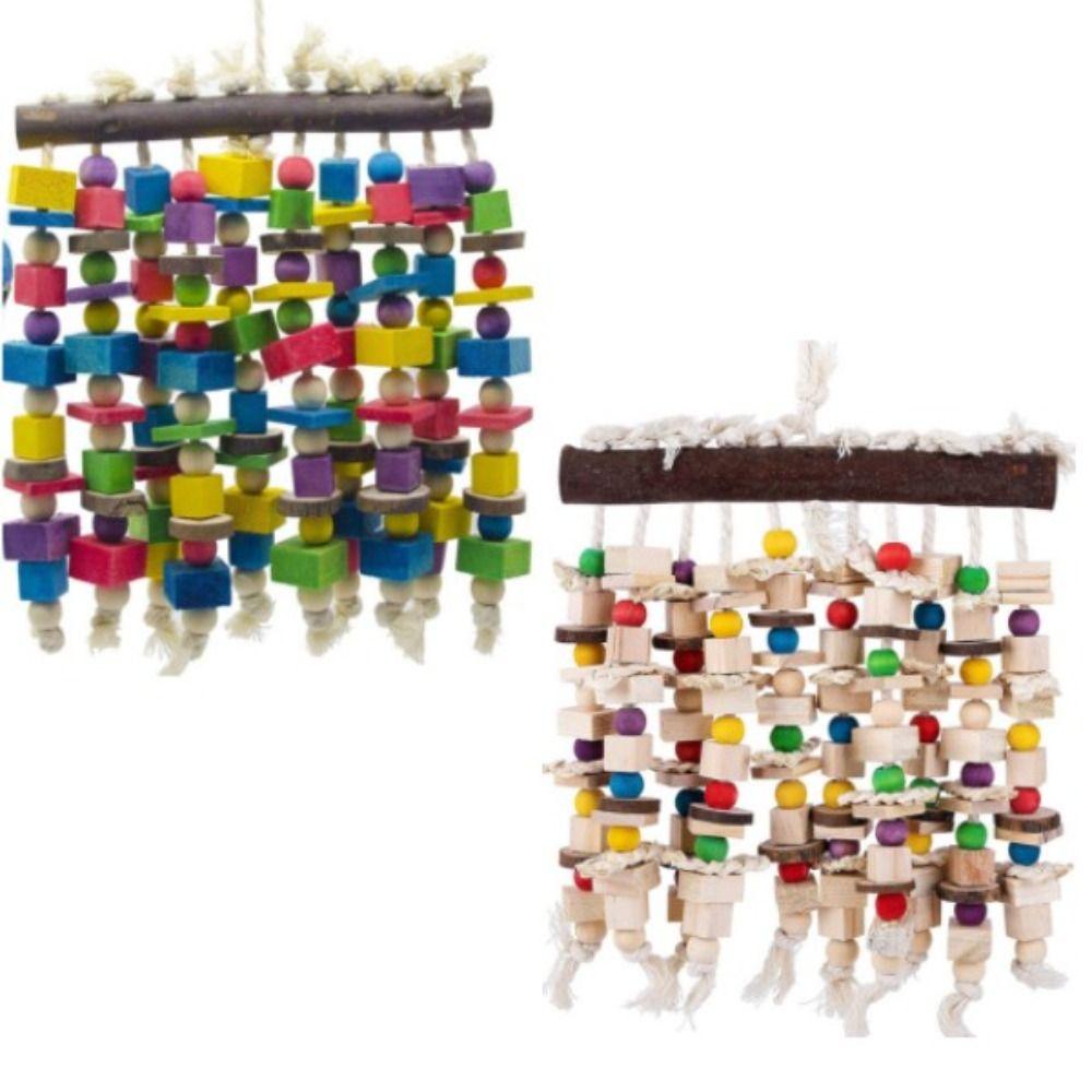 

Деревянная игрушка-попугай, натуральные игрушки для жевания птиц, игрушки для птиц