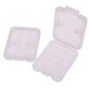2Pcs 8 In 1 Transparent Tf Ms Memory Card Holder Plastic Case Storage Box