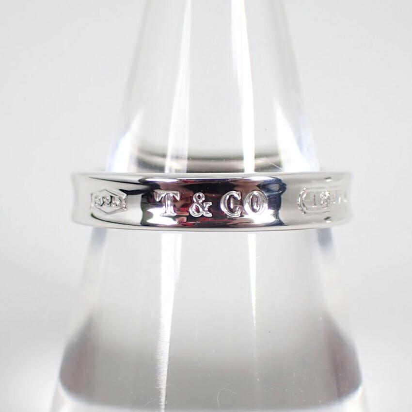 

[Б/у] TIFFANY/Tiffany 925 1837 Узкое кольцо Нет. 10 [г349-56]