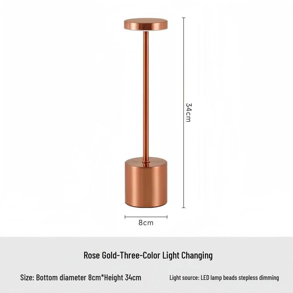 Star Moon Touch Lamp: Three-Color Rechargeable Night Light, Ideal for Bedroom or Birthday Gift.