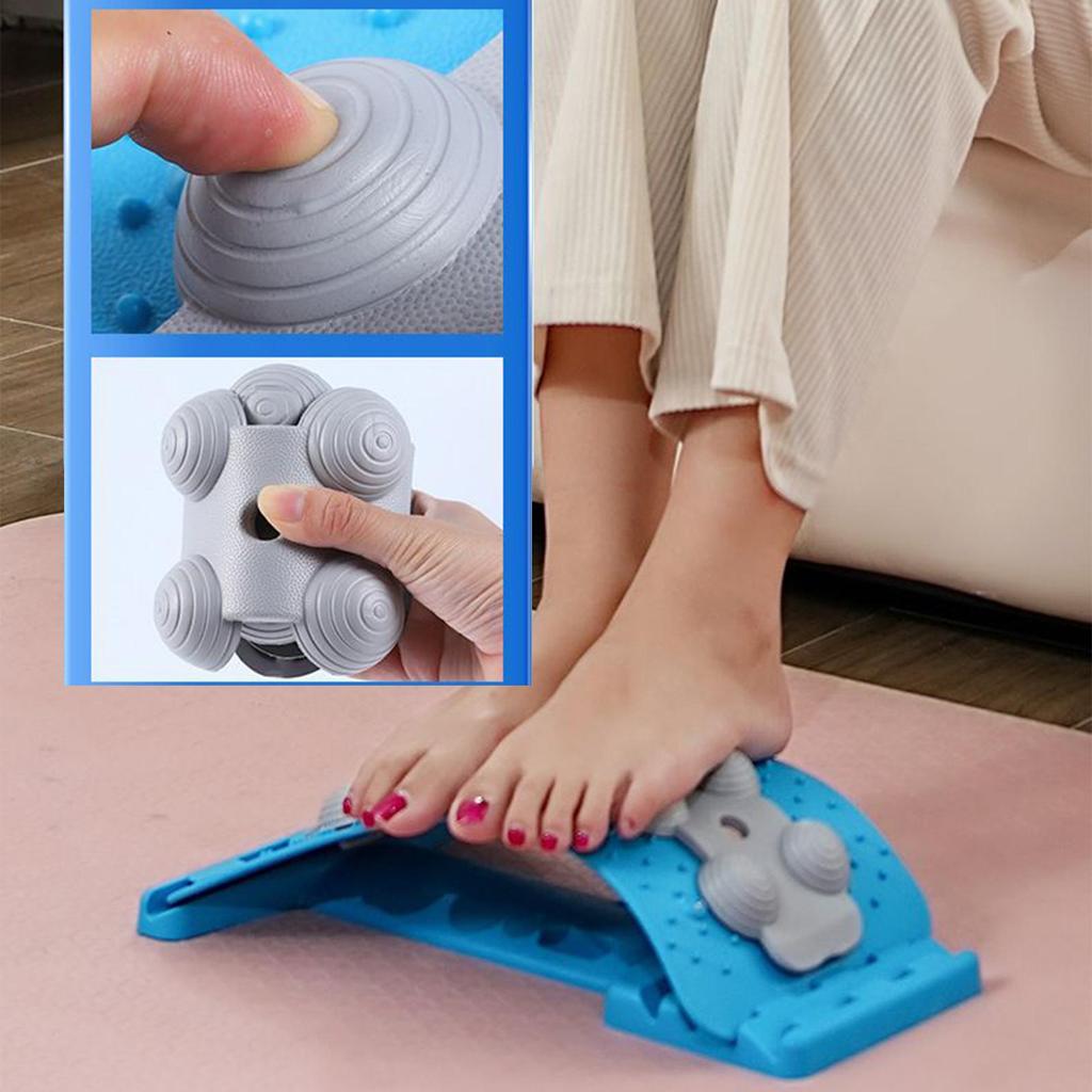 4-stufig verstellbares Rückenstreckbrett Lendenstützbrett Manuelle Massagegeräte zur Wirbelsäulenkorrektur Muskelentspannung Schulter