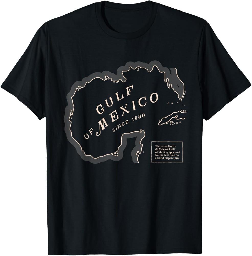 Gulf Of Mexico Map TShirt S