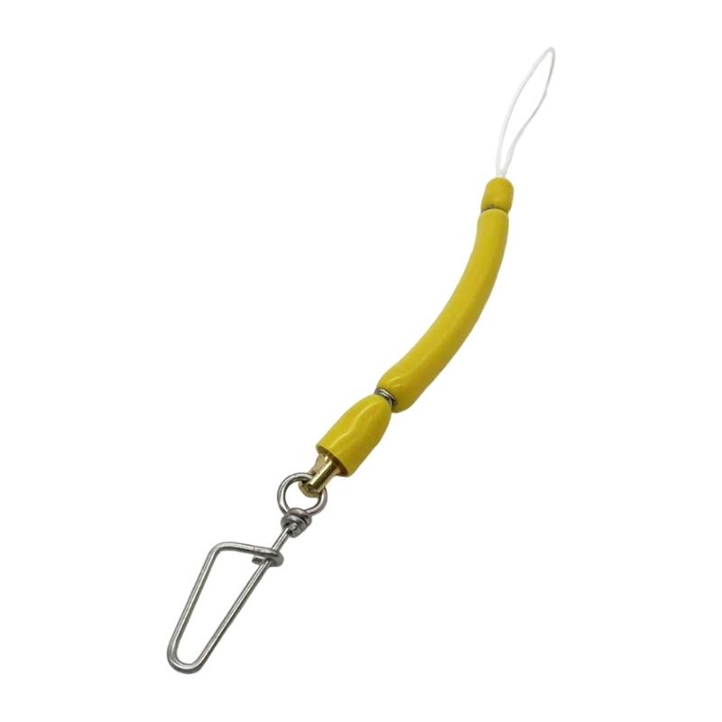 Rust Resistant Fishing Shock Cord With Rotating Clip and Rubber Tube Spearfishing Stainless Steel Shock Absorbers Cord