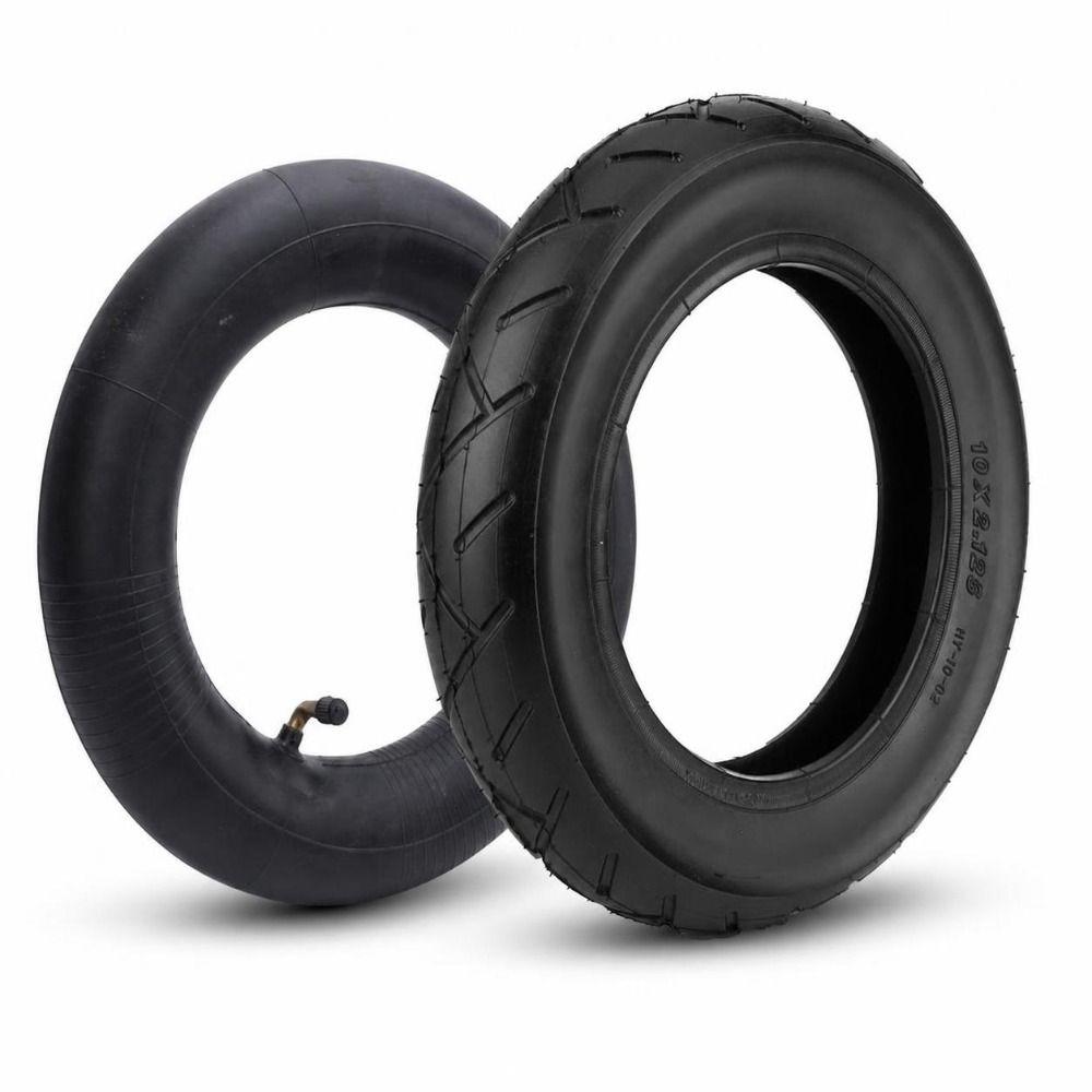 2PCS 45 Degree for Schrader Valve Electric Scooter Tire And Inner Tube Set 10 Inch Vehicle Use