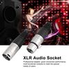 5 Pair of 3 Core Balance Plug Audio Socket for Power Microphone Connector