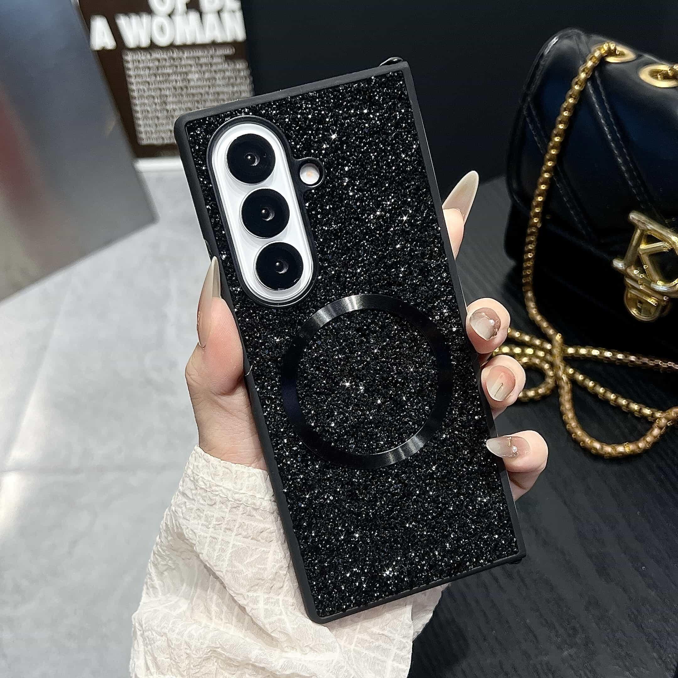 Чехол для Samsung Galaxy Z Fold3 Fold4 Fold5 Fold6 Fold7 с MagSafe и цветной противоударной накладкой на бампер телефона из полиуретана Galaxy Z Fold5