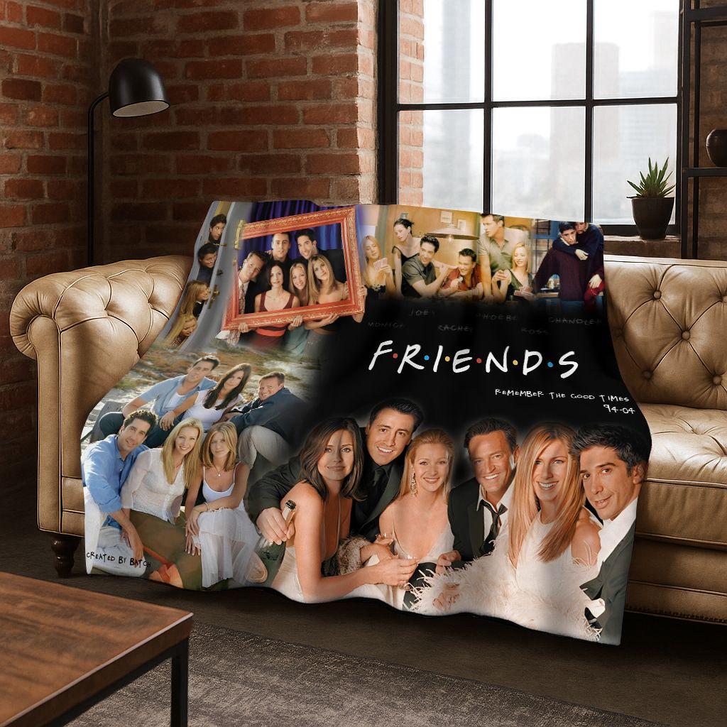 Classic Friends Central Perk TV Flannel Blanket,Cozy Soft Throw Blanket for Home Bedroom Bed Sofa Picnic Office Cover Gift Kid