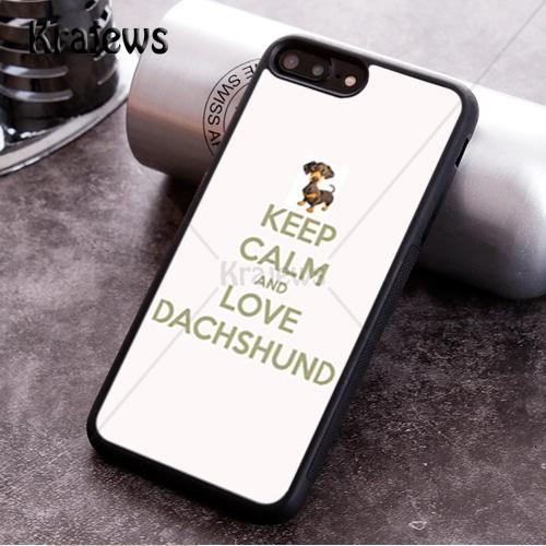 Krajews Dachshund Sausage Dog Soft Phone Case For iPhone 17 Air 16 16e 15 14 11 12 13 Pro MAX Plus Cover Shell Coque