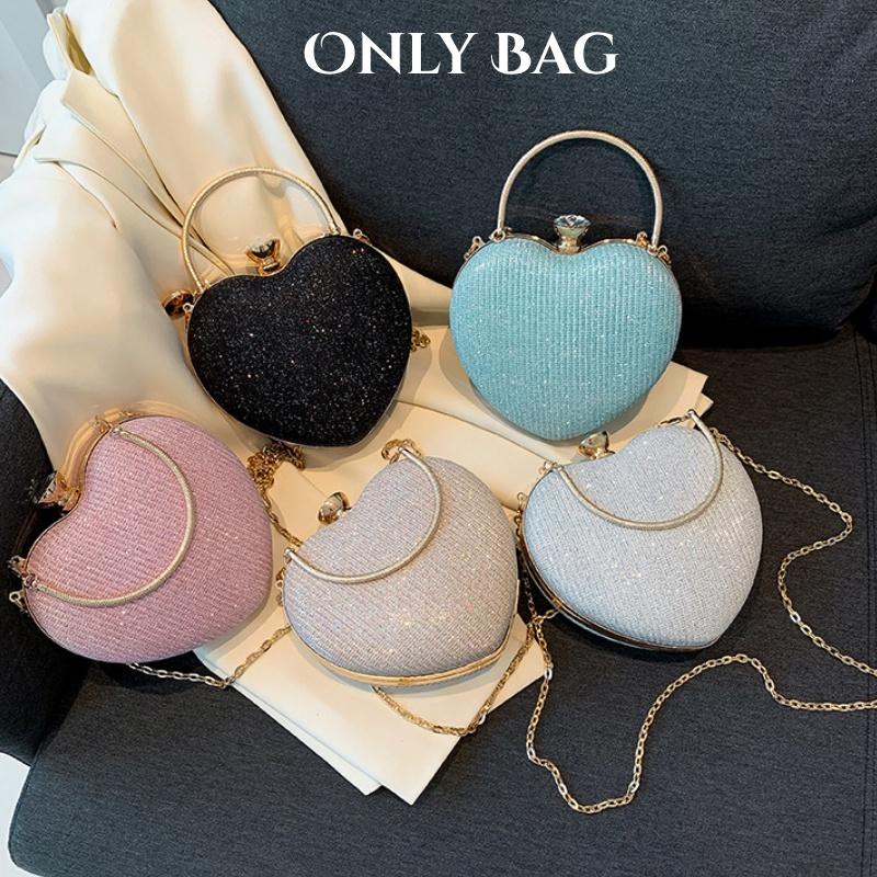 Trendy And Stylish Small Bag With Unique Lock Buckle 2023 Summer Fashion Chain Shoulder Crossbody Bag Gold Silver Pink Blue)