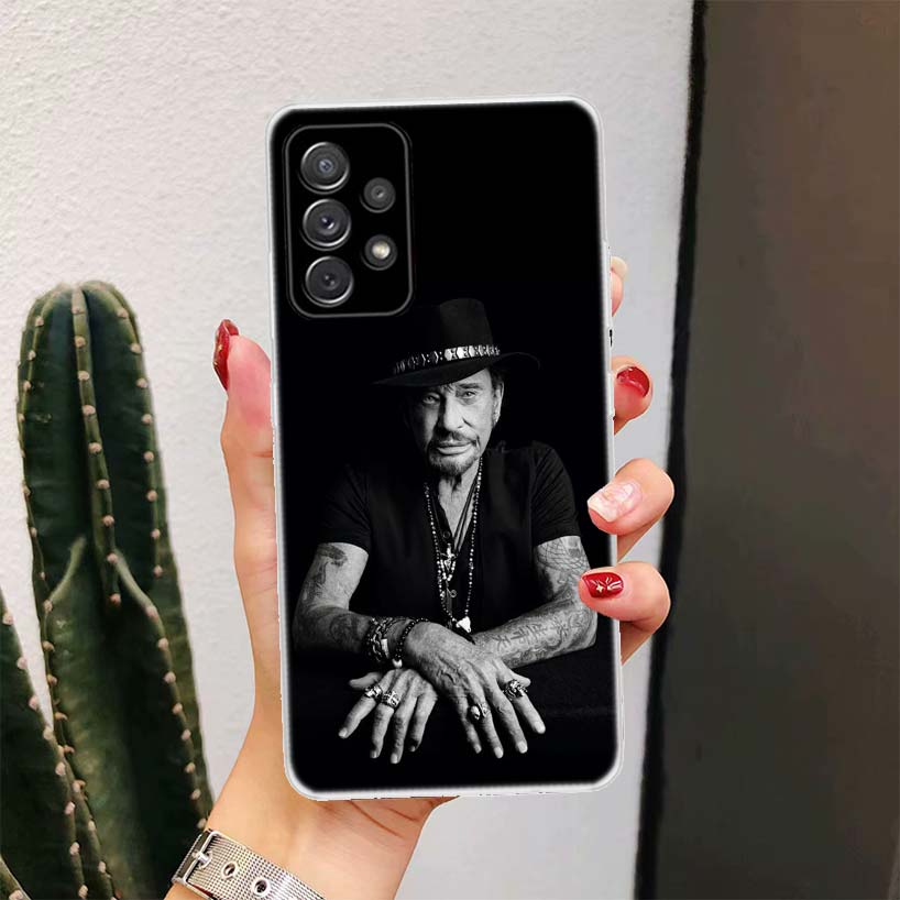 

Johnny Hallyday Music Phone Case for Samsung Galaxy A17 A16 A15 A14 A13 A57 A56 A55 A54 A53 A37 A36 A35 A34 A33 A26 A25 A24 A23 Samsung A25