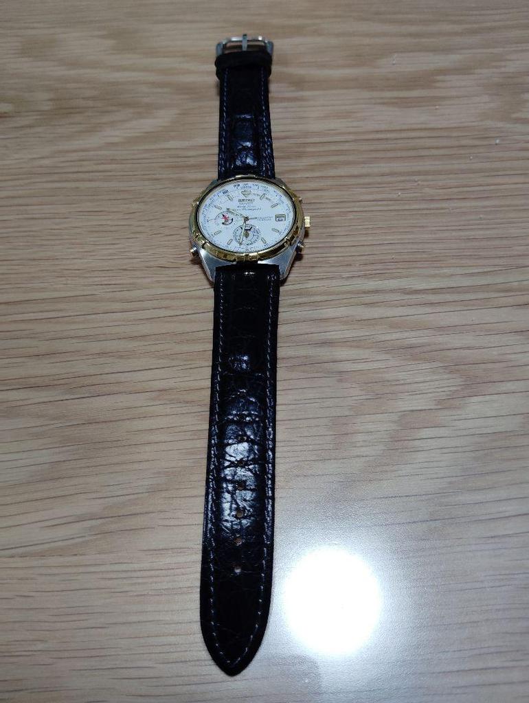 [USED] Extremely Rare Seiko World Timer 6M15-0020 (JAL In-flight Sales)