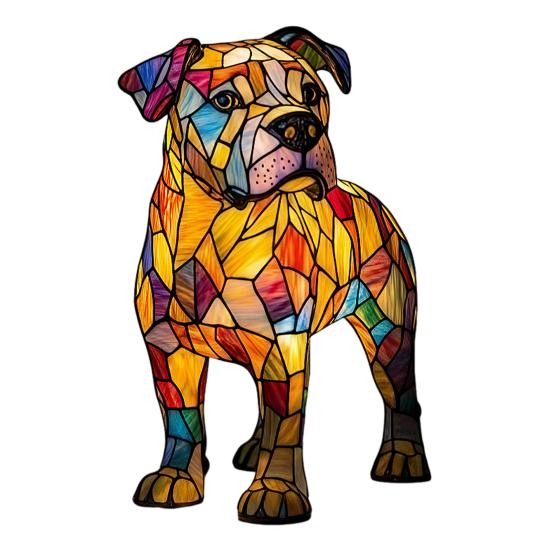 LED Night Lamp Soft Glow Non-Glare Funny Adorable Bulldog Dachshund Lamp Animal Dog Shaped Desk Light