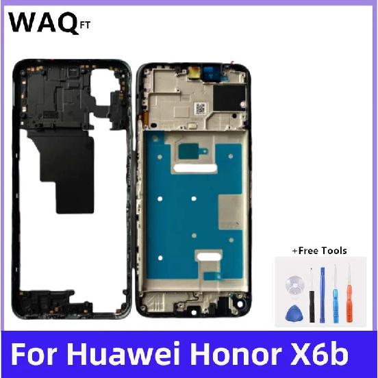 Housing Middle Frame For Huawei Honor X6b Front Bezel LCD Plate Housing Middle Frame Replacement JDY-LX1 JDY-LX2