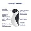 Satisfyer Orca Killer Whale Suction Vibrator Clitoris Clitoral Suction Rotor for Women Instant Orgasm Love Goods Sex Toy Vibration and Suction Air