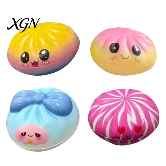 Reusable Stress Ball Squeeze Toy Soft TPR Relief Slow Recovery Fidget Hand Exercise Durable Anxiety Handheld Size for Adults And