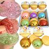 Riesiges Squishy Knödel Brötchen Spielzeug, Langsam aufsteigender Glitzer Knödel Stressball Stressabbau Fidget Spielzeug für Zuhause Büro Reisen Spielzeug