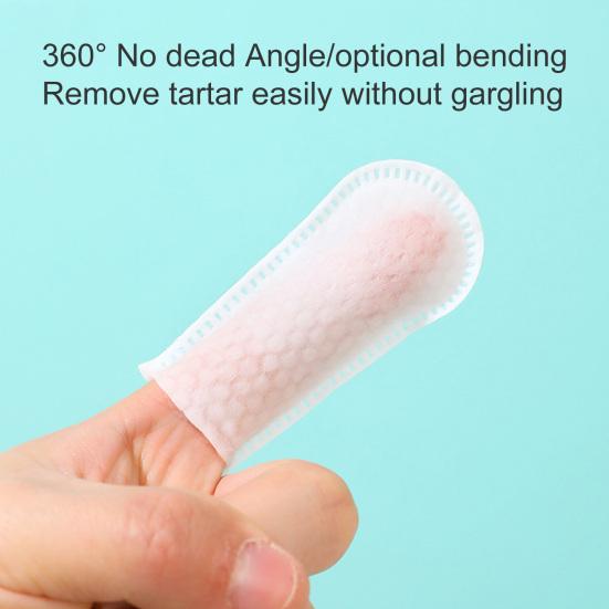 50 Stück/Set Haustierwischtuch Guter Reinigungseffekt Nicht befeuchtet Ultraweich Mundpflege Einweg Haustier Feuchttuch Zahnreinigung Fingerling Produkt für Katze