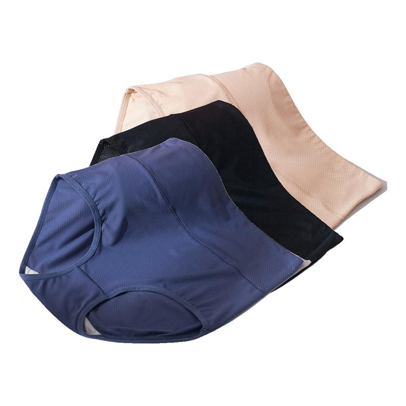 3 Pieces Big Size Women's Briefs Mom Underwear Mesh Panties Ladies Mesh Breathable Panty Fit 40kg to 105kg