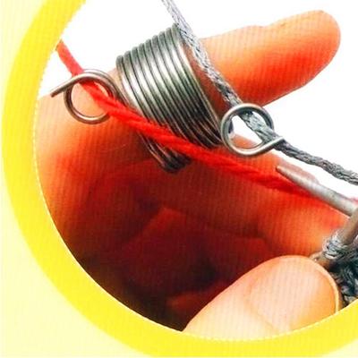 Practical Yarn Spring Guides Knitting Crafts Guides Braided Knuckle Assistant Needle Thimble Great for Crocheting Knitting Thimble