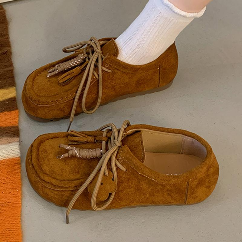 Flats Women's Shoes Lace Up Casual Sport Shoes Fashion Dress Designer Sneakers Woman Autumn 2025 New Walking Ladies Zapatillas