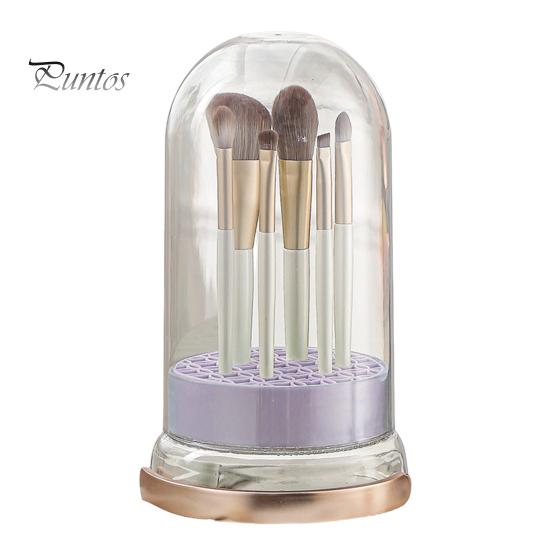 

Силиконовая чаша для чистки кистей для макияжа 2-в-1, косметическое средство для чистки кистей с сушильным держателем для подставки для хранения