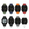 SANDA 9080 Men's Luminous Barrel-Shaped Sports Watch - Multifunctional, Waterproof, and Ideal for Student Parties.