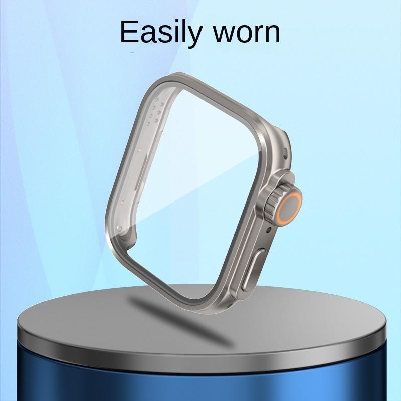 Plně ochranné pouzdro pro Huawei Watch Fit 3 Ochranné pouzdro na displej pro Huawei Fit3 Kryt PC Skořepina+tvrzené sklo Změnit na Ultra