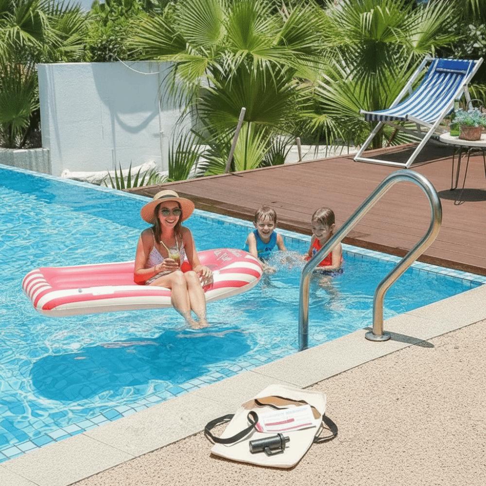 Lightweight Surf Body Board Non Slip Surface Inflatable Swimming Board Learn to Swim