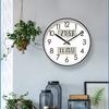 Round Silent Wall Clock For Living Room Decor Multi-functional Week And Calendar Display Clocks Wall