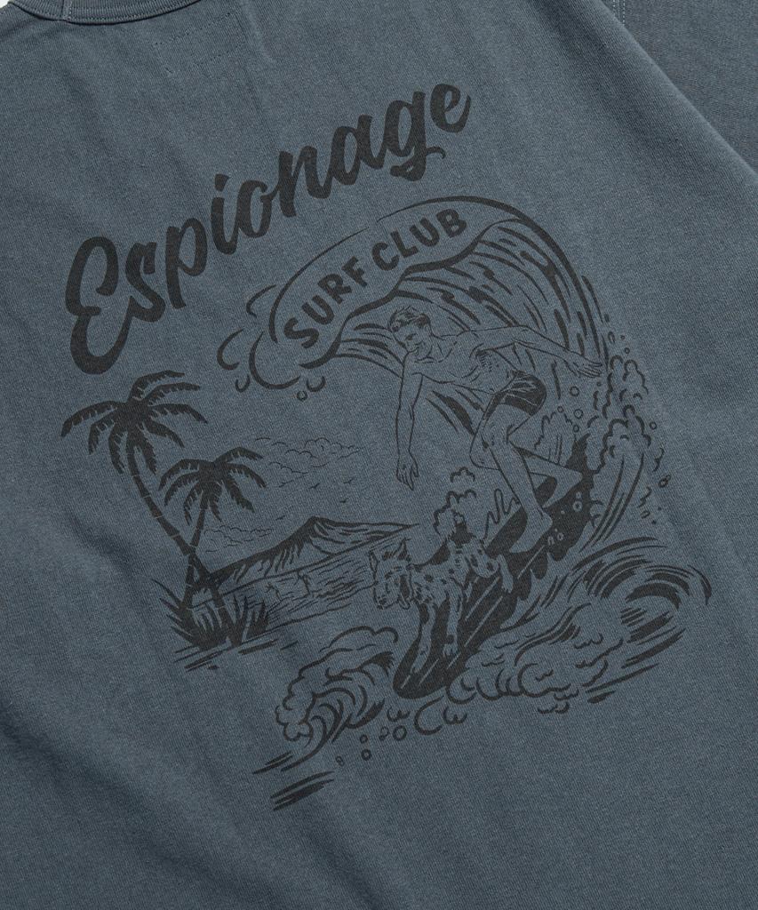 ESPIONAGE Surf Club Heavyweight Tee Slate