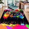 Colorful Gaming Controller Office Rug Chair Mat, Game Carpet, Suitable for Front Door, Bedroom, Living Room, Desk, Holiday Gift